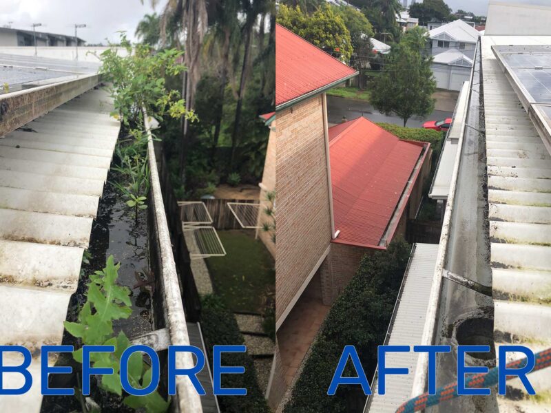 Brisbane River Gutter Clean