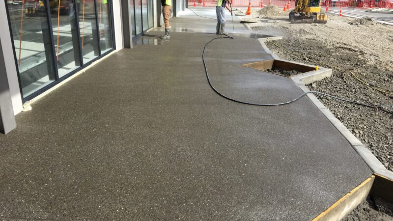 Cracked concrete pathway requiring strata maintenance on the Gold Coast